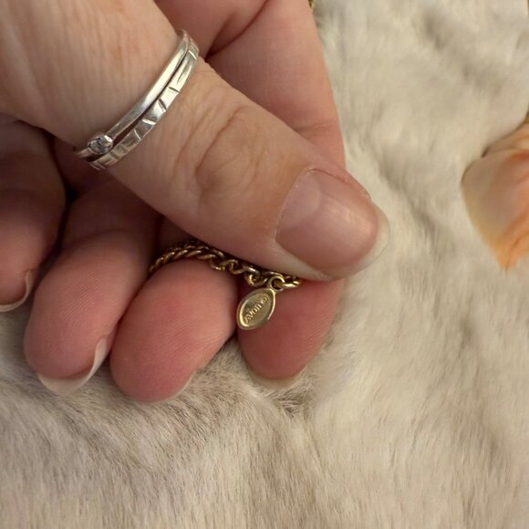 Vintage 70's Avon Sea Swirl Faux Shell Pendant Necklace & Earrings Set - Picture 5 of 7